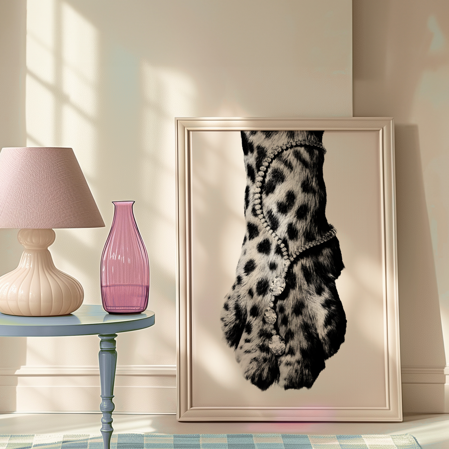 Cool Black and White Cheetah Poster Prints | Girly Leopard Wall Art | Trendy Aesthetic Prints for Bedroom | Teen Girl Stockholm Room Decor