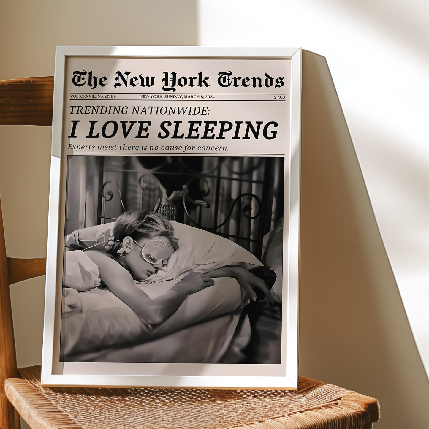 I Love Sleeping Poster Prints