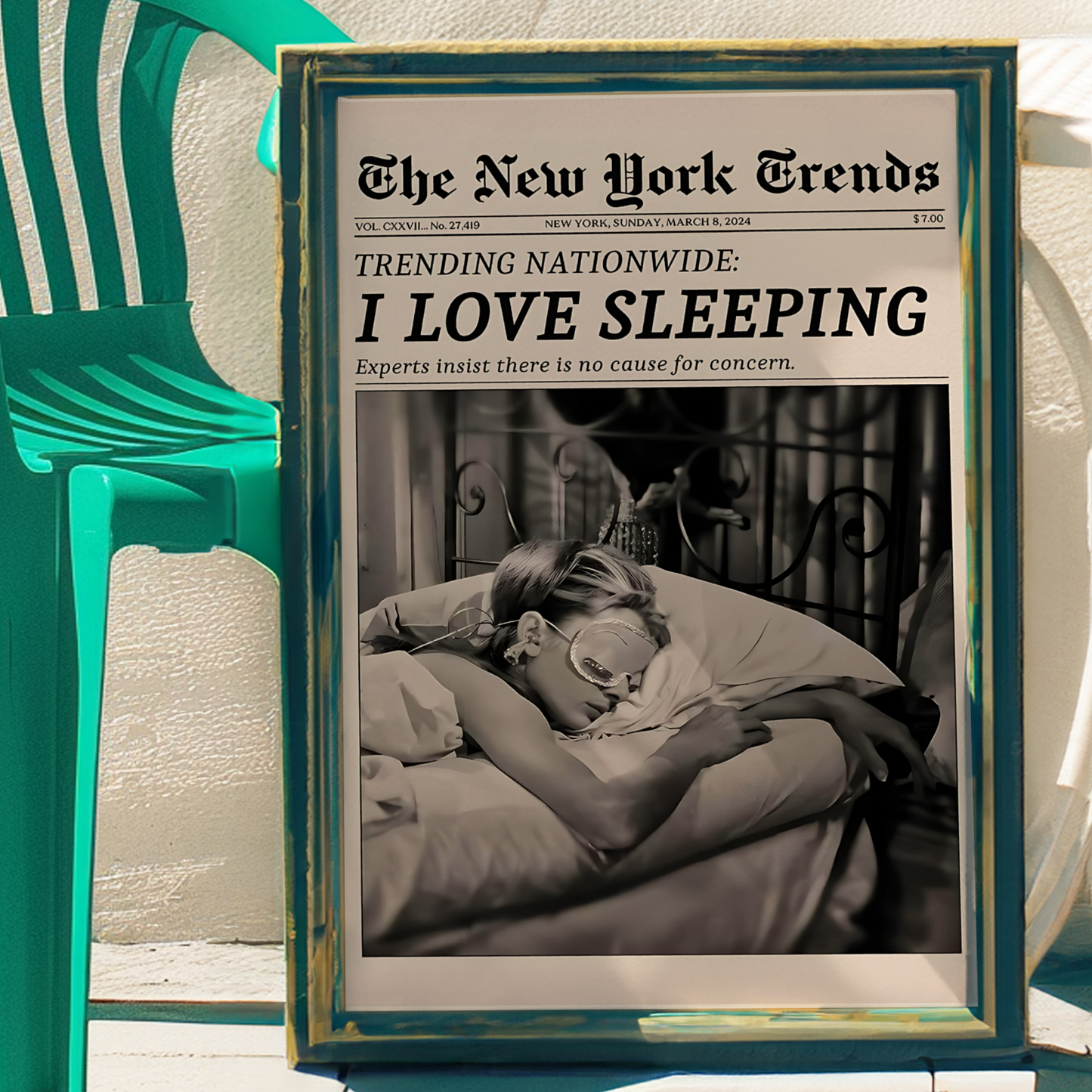 I Love Sleeping Poster Prints