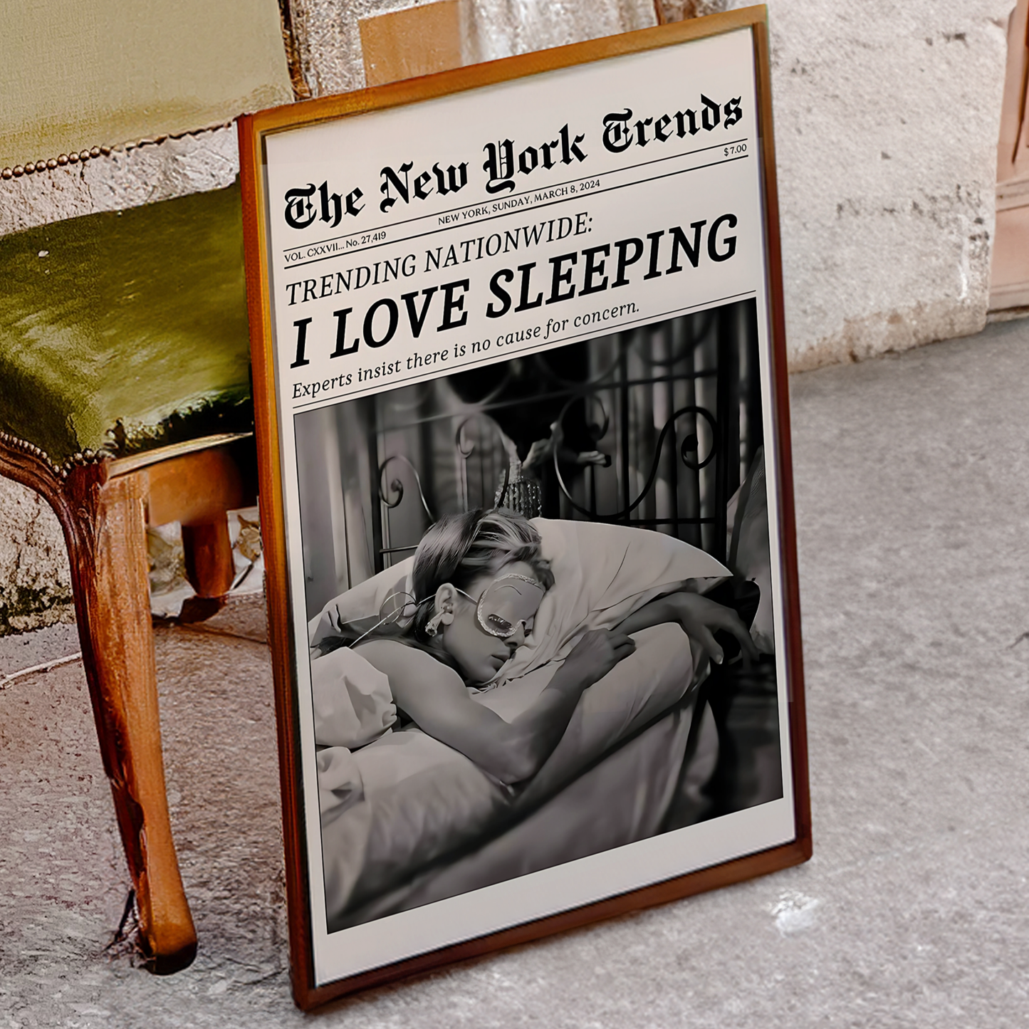I Love Sleeping Poster Prints