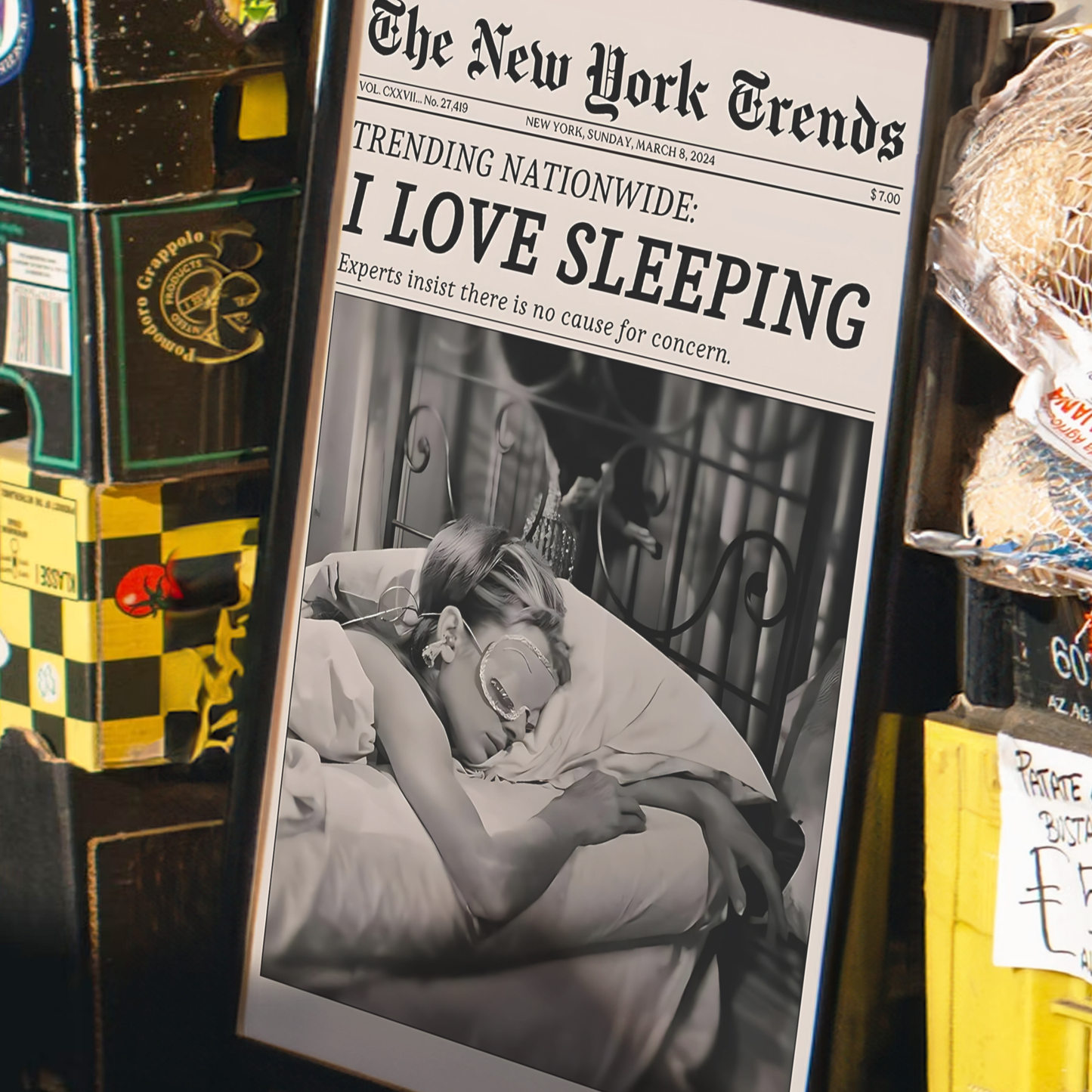 I Love Sleeping Poster Prints