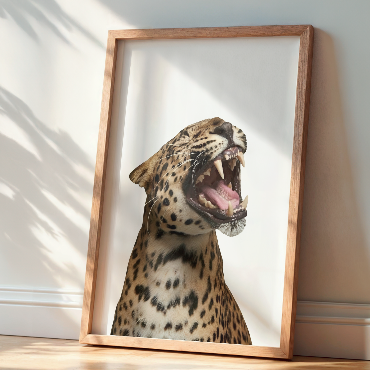 Retro Cheetah Poster Print