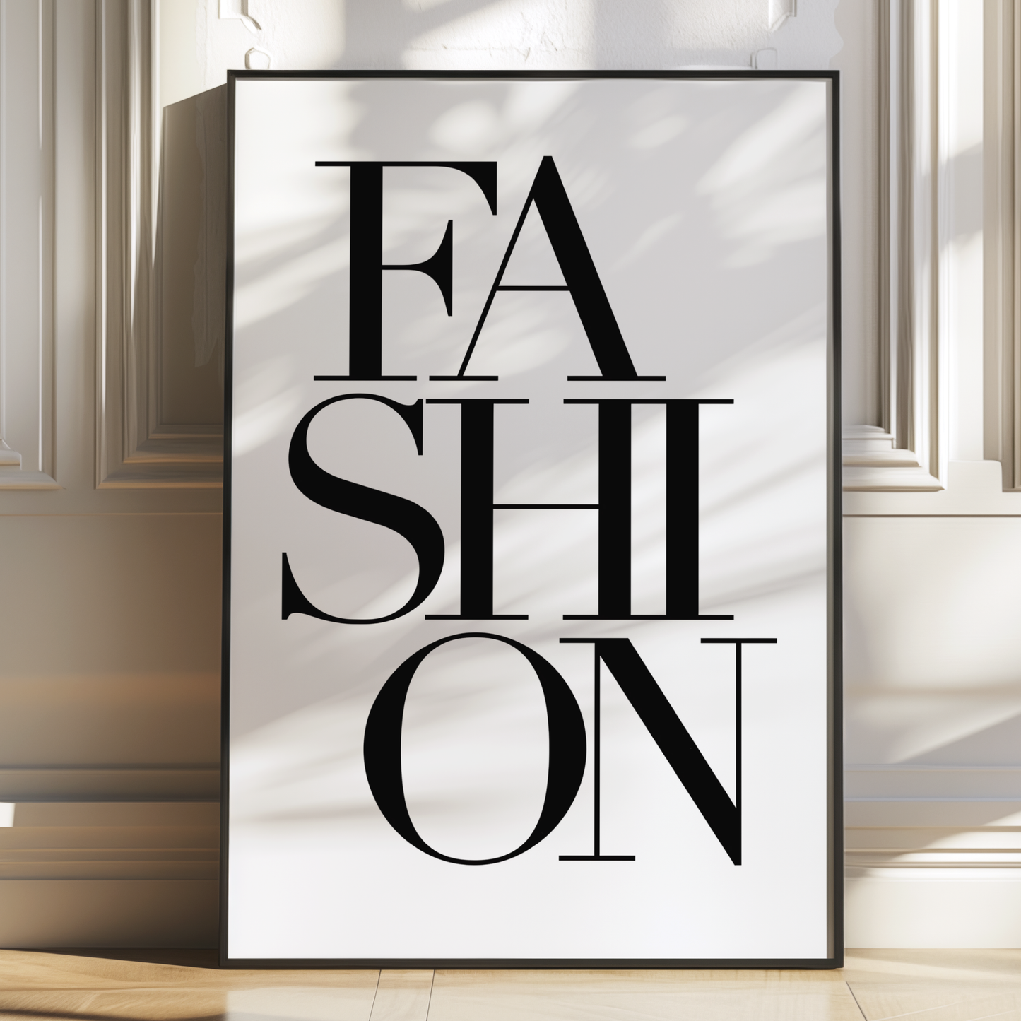 Retro Fashion Black and White Poster Prints | Girly Fashion Wall Art
