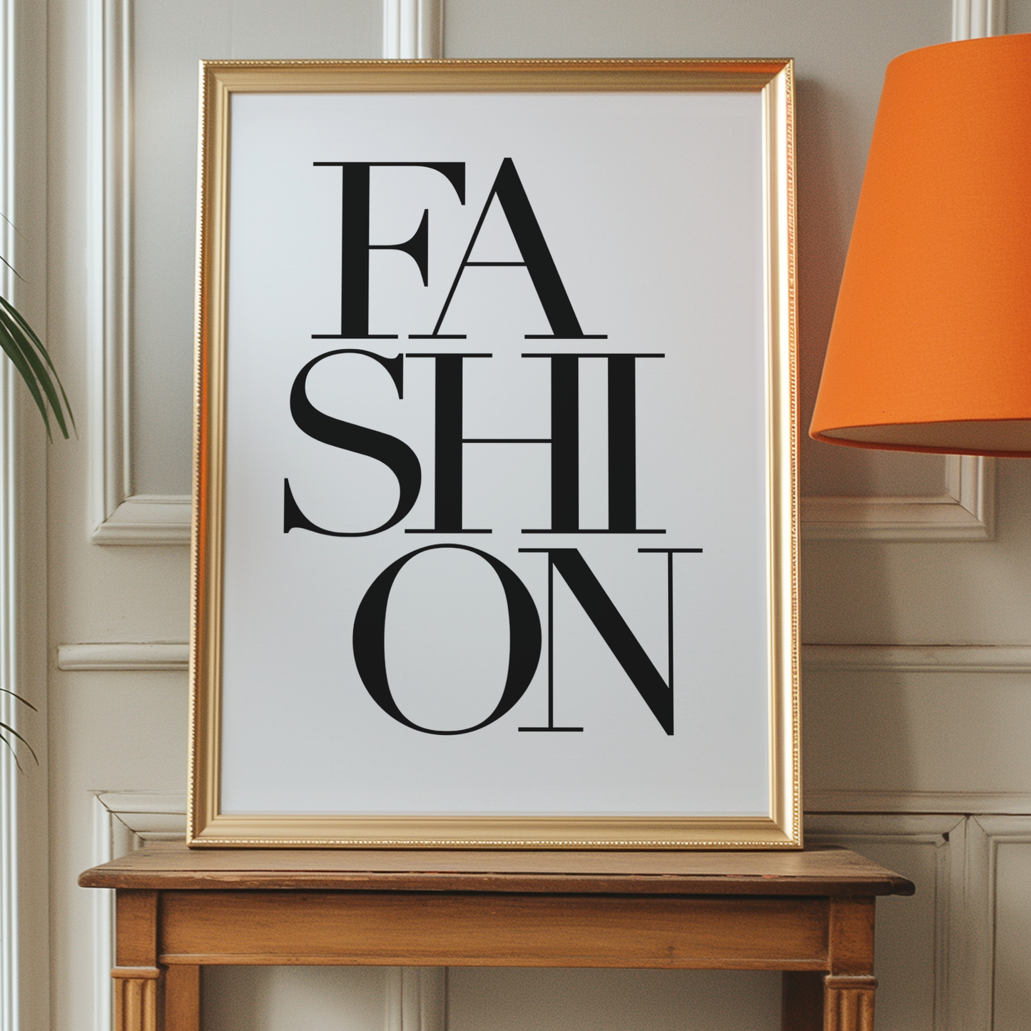Retro Fashion Black and White Poster Prints | Girly Fashion Wall Art