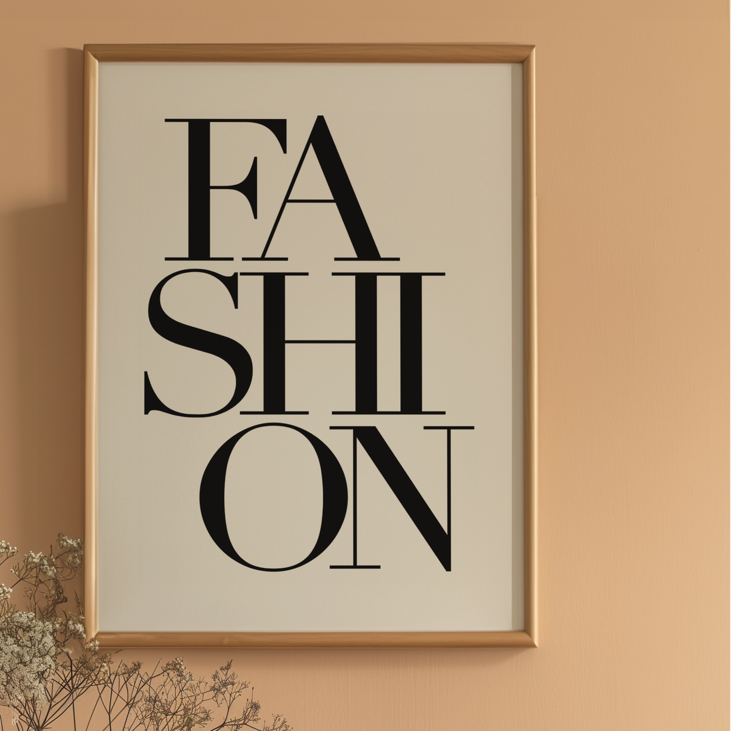Retro Fashion Black and White Poster Prints | Girly Fashion Wall Art