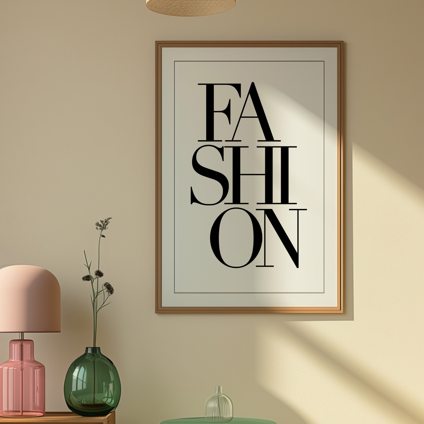 Retro Fashion Black and White Poster Prints | Girly Fashion Wall Art