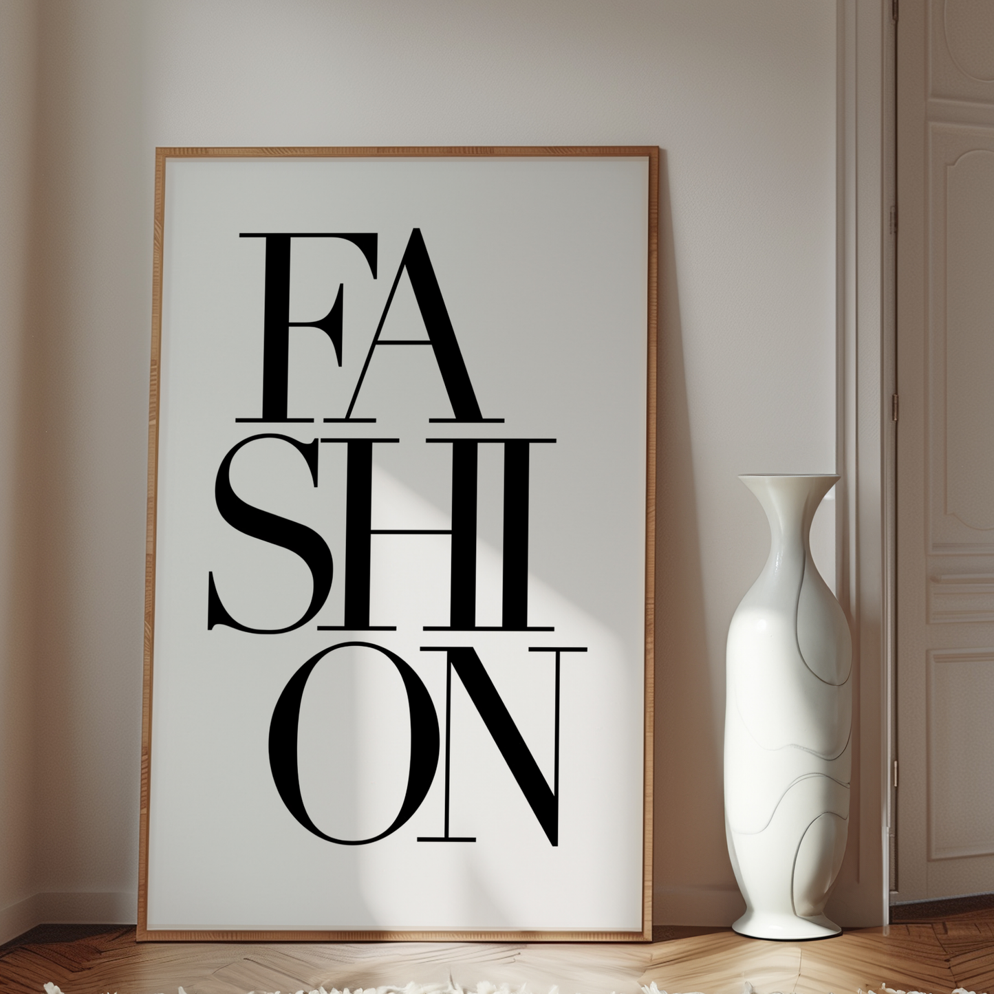 Retro Fashion Black and White Poster Prints | Girly Fashion Wall Art