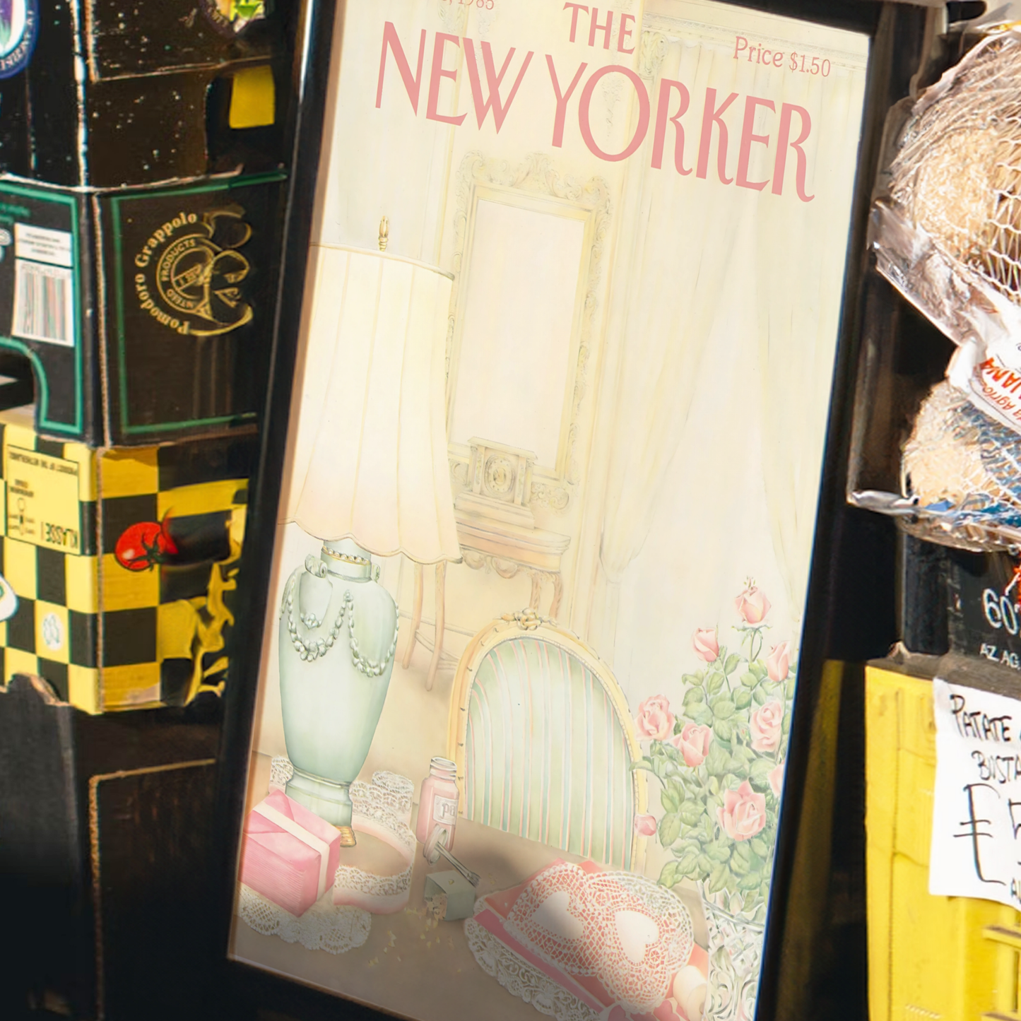 The New Yorker Magazine Cover Print February 18 1985 Issue
