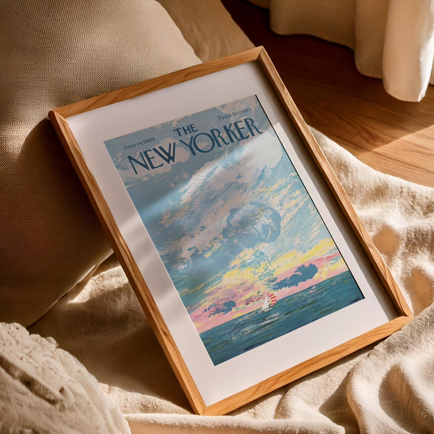 The New Yorker Magazine Cover Print June 14 1969 Issue