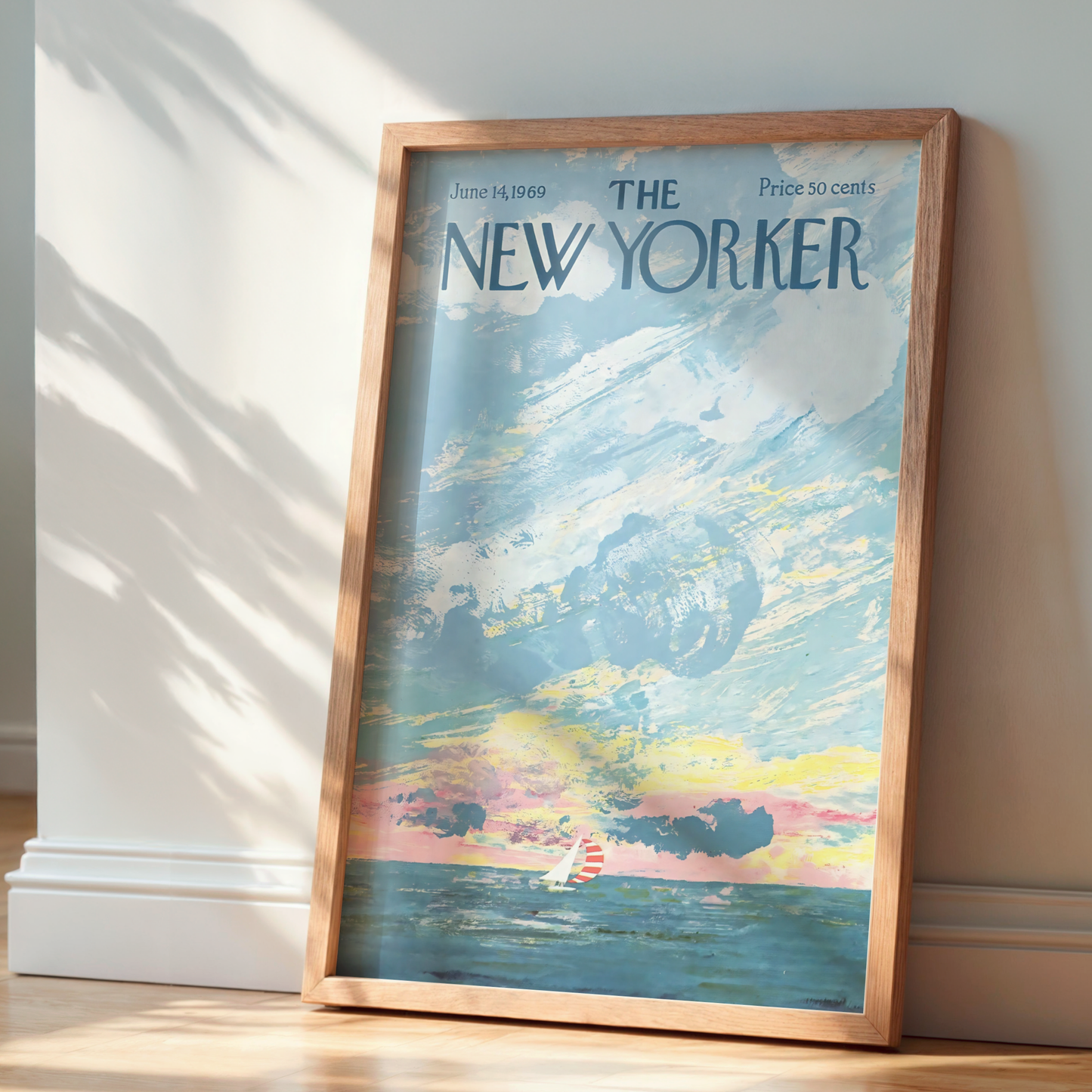 The New Yorker Magazine Cover Print June 14 1969 Issue