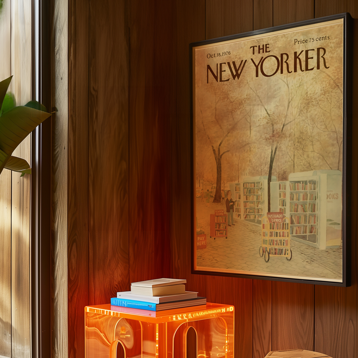 The New Yorker Magazine Cover Print October 18 1976 Issue