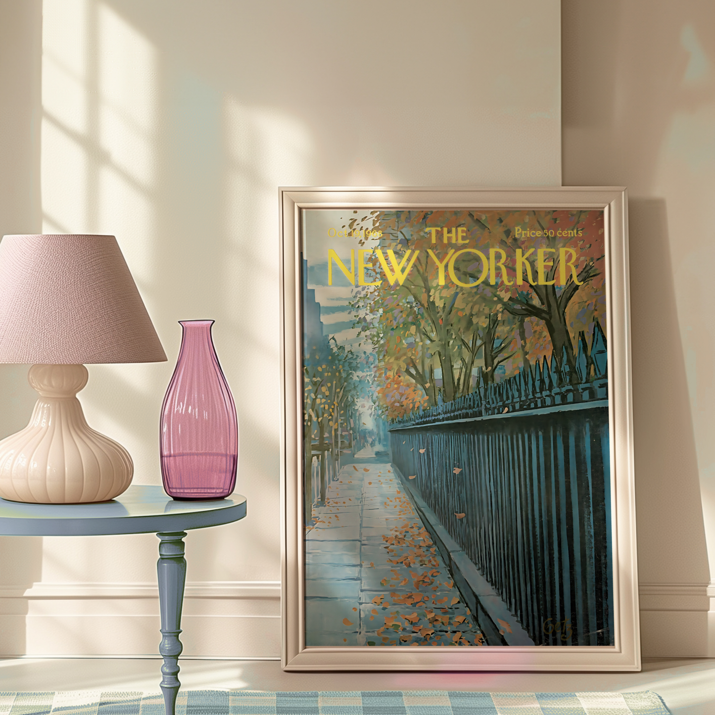The New Yorker Magazine Cover Print October 19 1968 Issue
