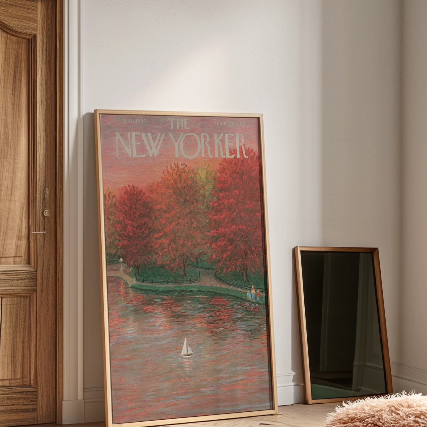 The New Yorker Magazine Cover Print October 20 1956 Issue