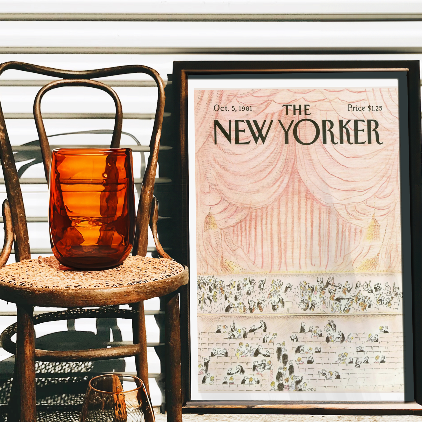 The New Yorker Magazine Cover Print October 5 1981 Issue