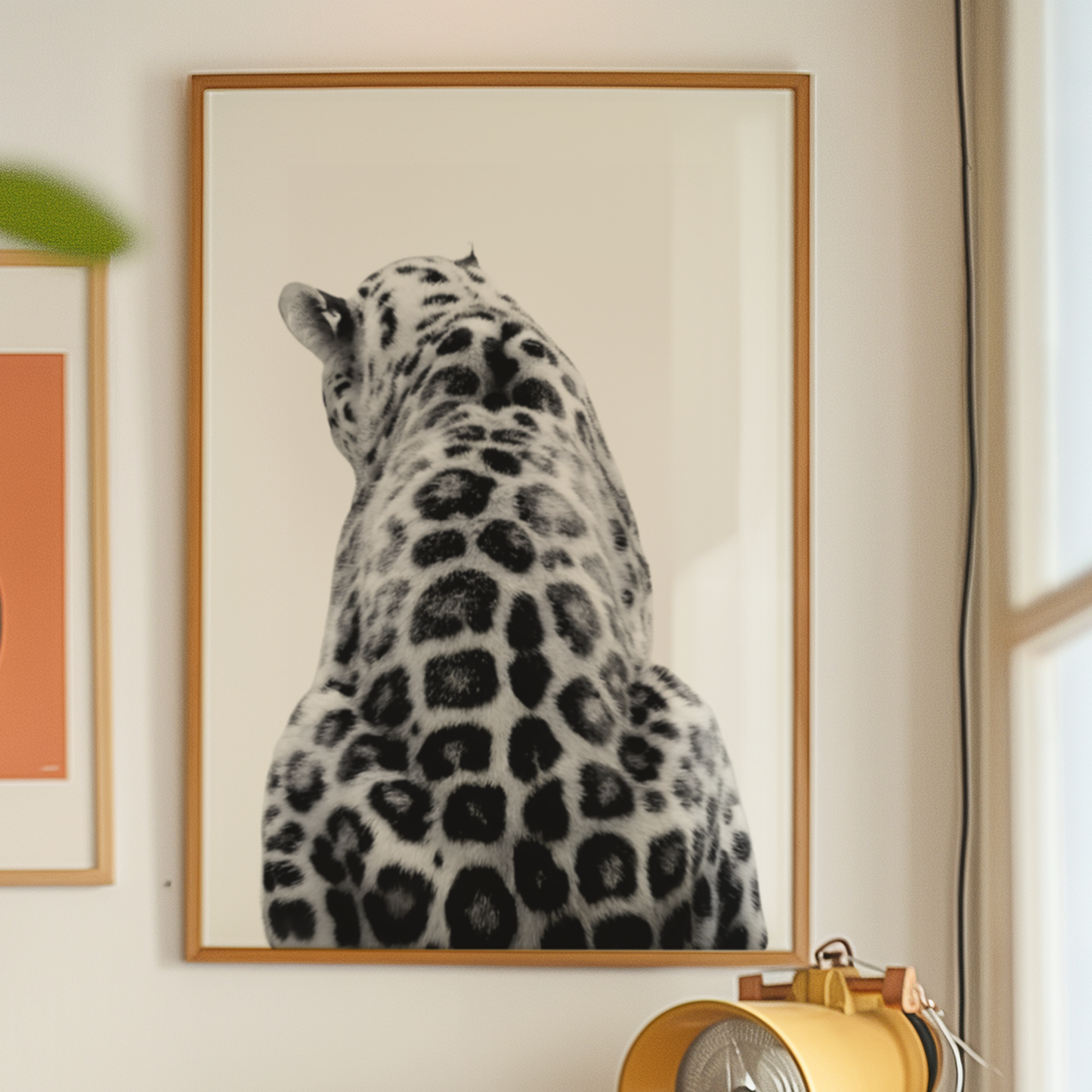 Cool Black and White Cheetah Poster Prints | Girly Leopard Wall Art | Trendy Aesthetic Prints for Bedroom | Teen Girl Stockholm Room Decor