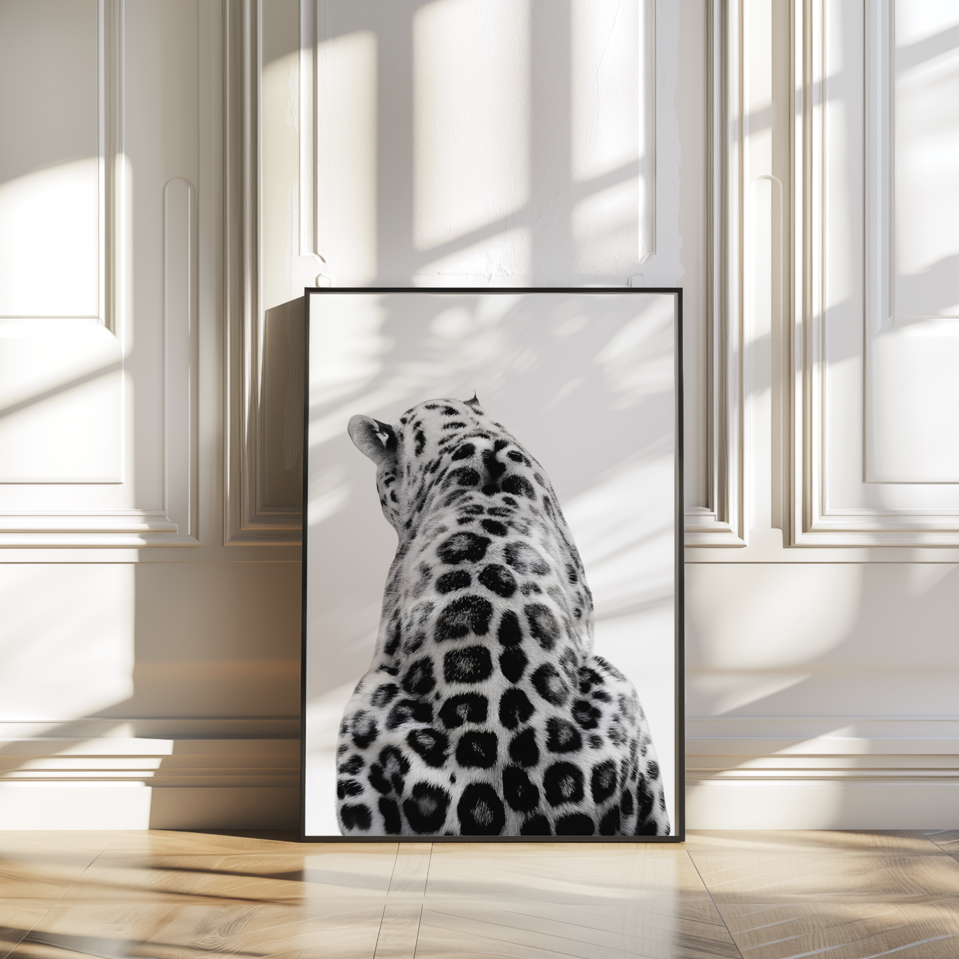 Cool Black and White Cheetah Poster Prints Set of 3 | Girly Leopard Wall Art | Trendy Aesthetic Prints for Bedroom | Stockholm Room Decor