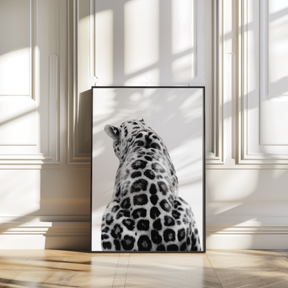 Cool Black and White Cheetah Poster Prints Set of 3 | Girly Leopard Wall Art | Trendy Aesthetic Prints for Bedroom | Stockholm Room Decor