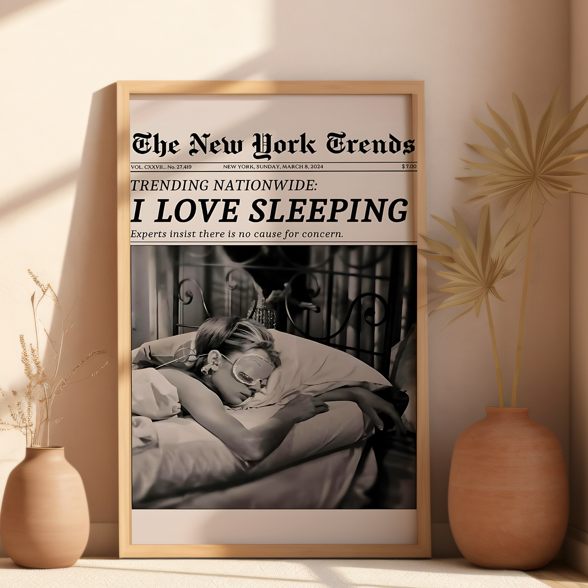 I Love Sleeping Poster Prints