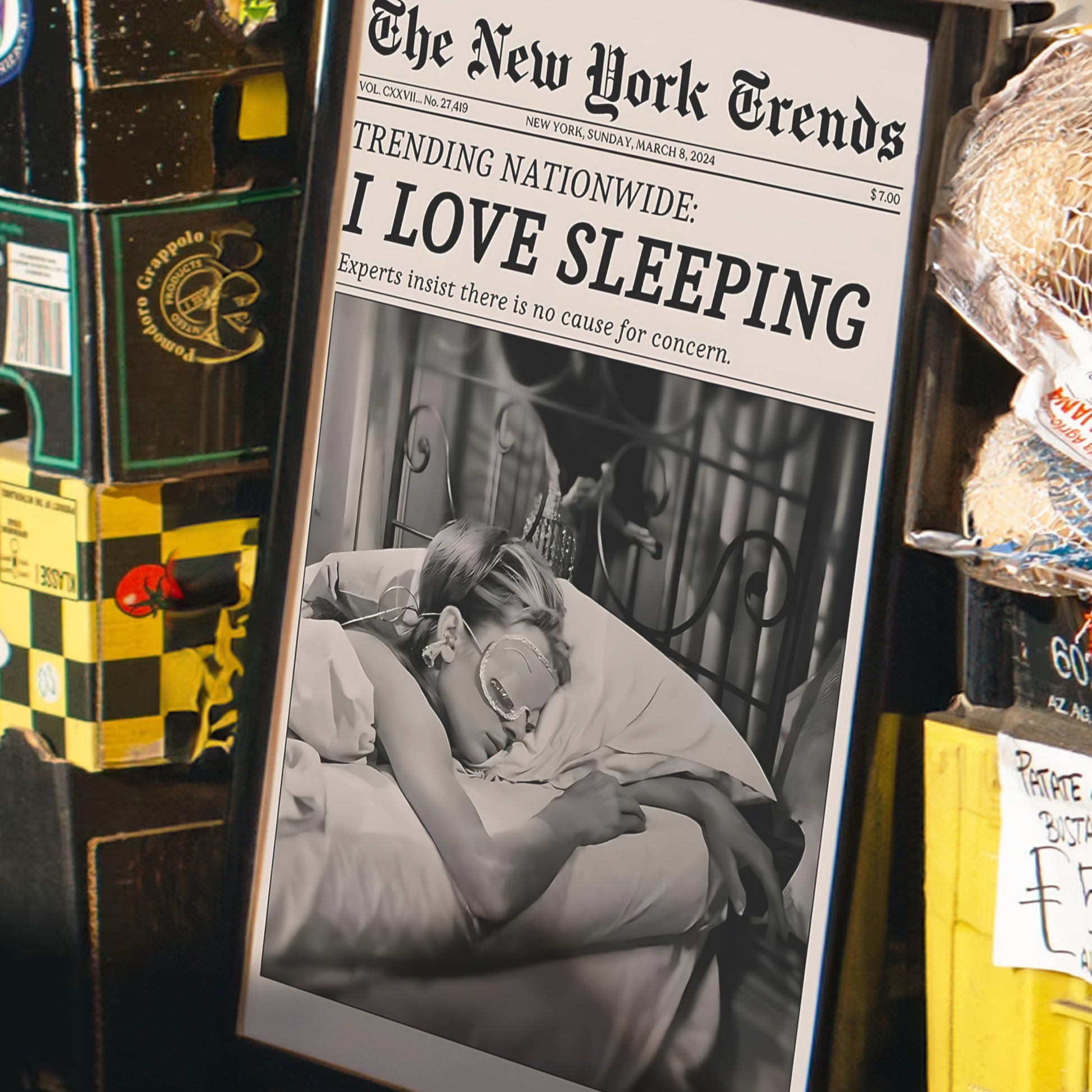 I Love Sleeping Poster Prints