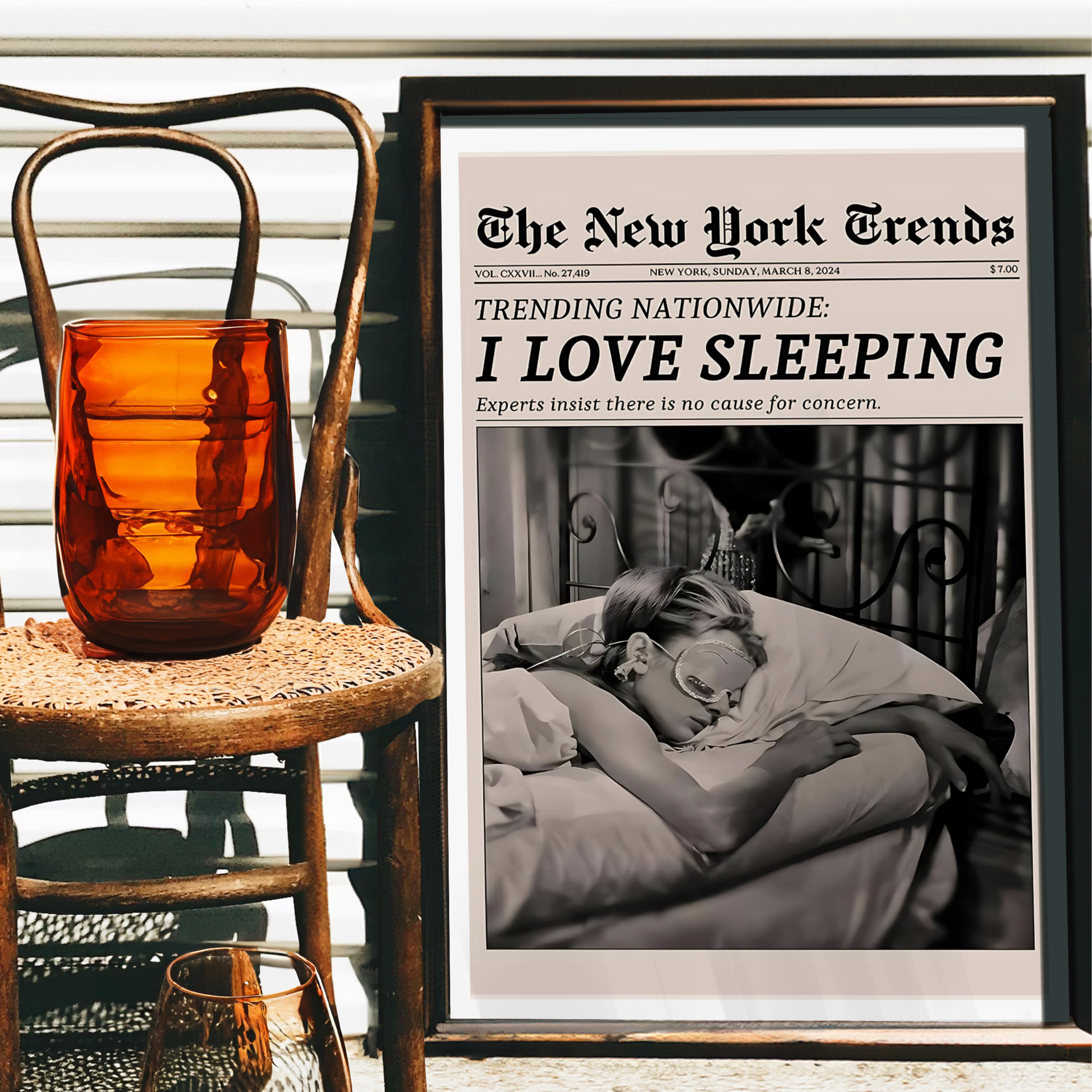 I Love Sleeping Poster Prints