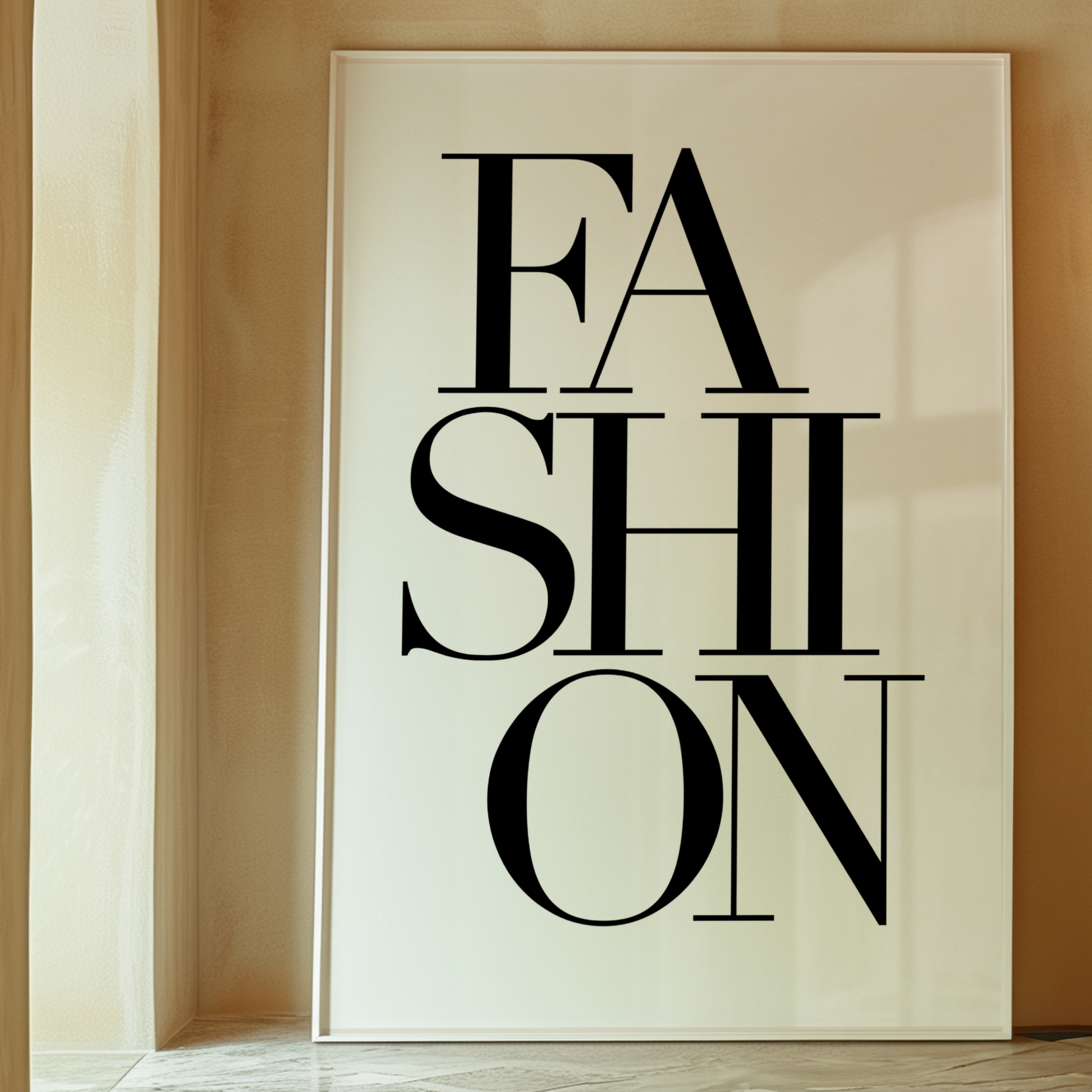 Retro Fashion Black and White Poster Prints | Girly Fashion Wall Art