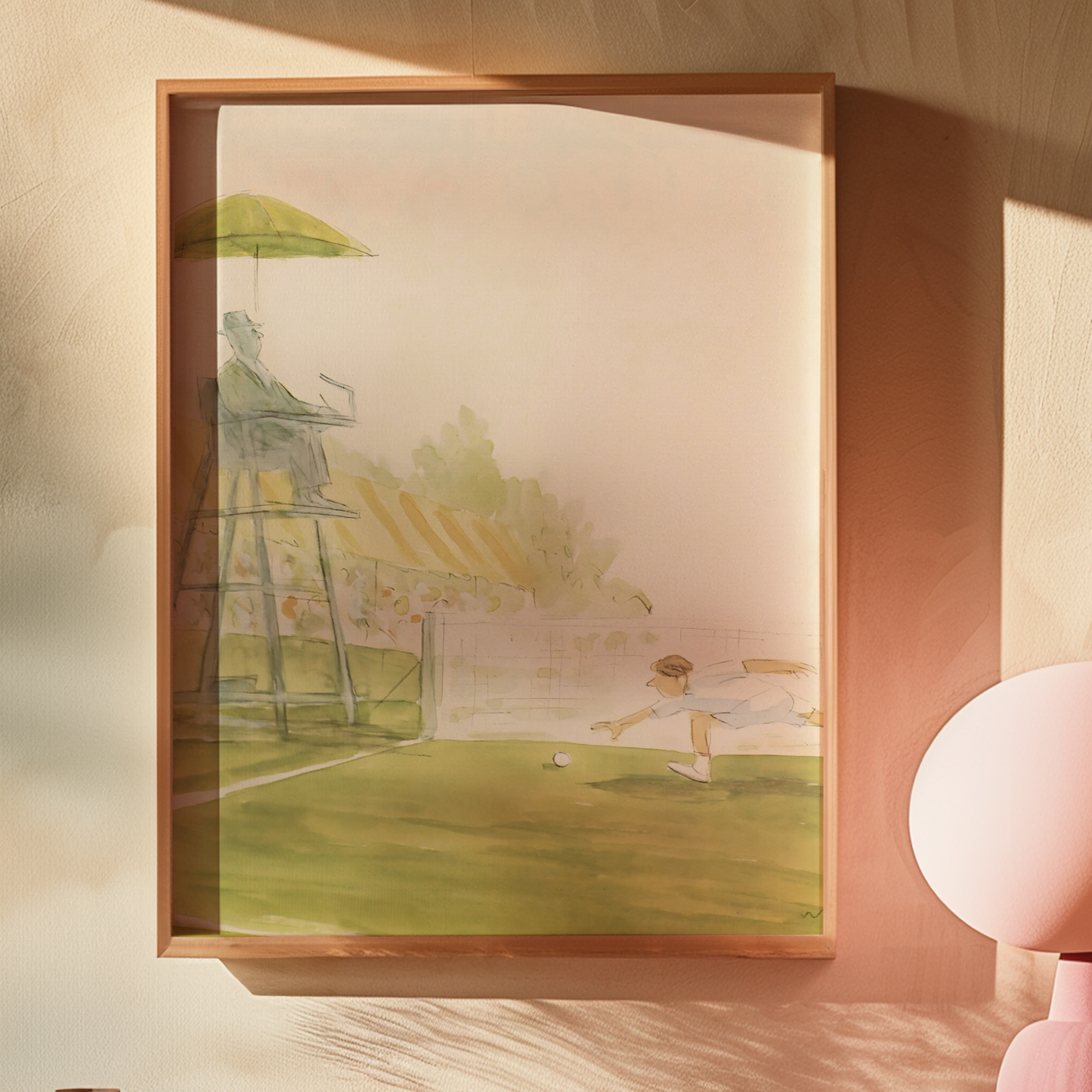 The New Yorker Magazine Cover Print July 24 1978 Issue | Retro Tennis Wall Art Poster for Vintage Sports Decor