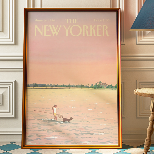 The New Yorker Magazine Cover Print June 16 1986 Issue