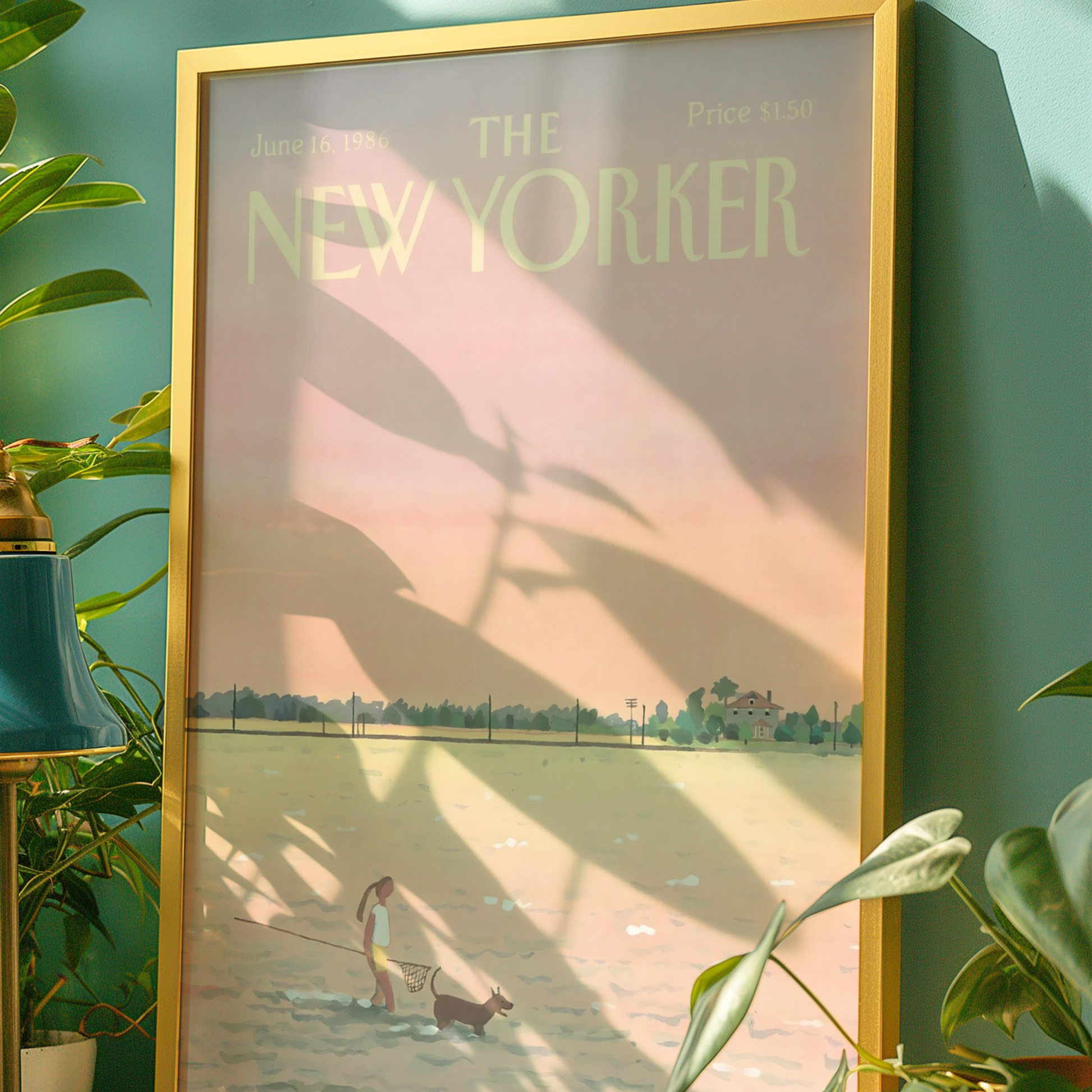 The New Yorker Magazine Cover Print June 16 1986 Issue
