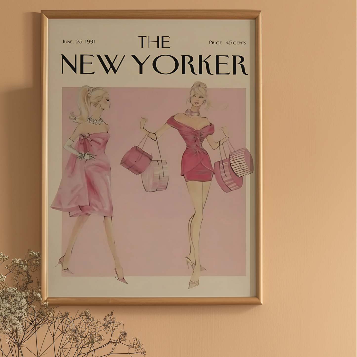 The New Yorker Magazine Cover Print June 25 1991 Issue