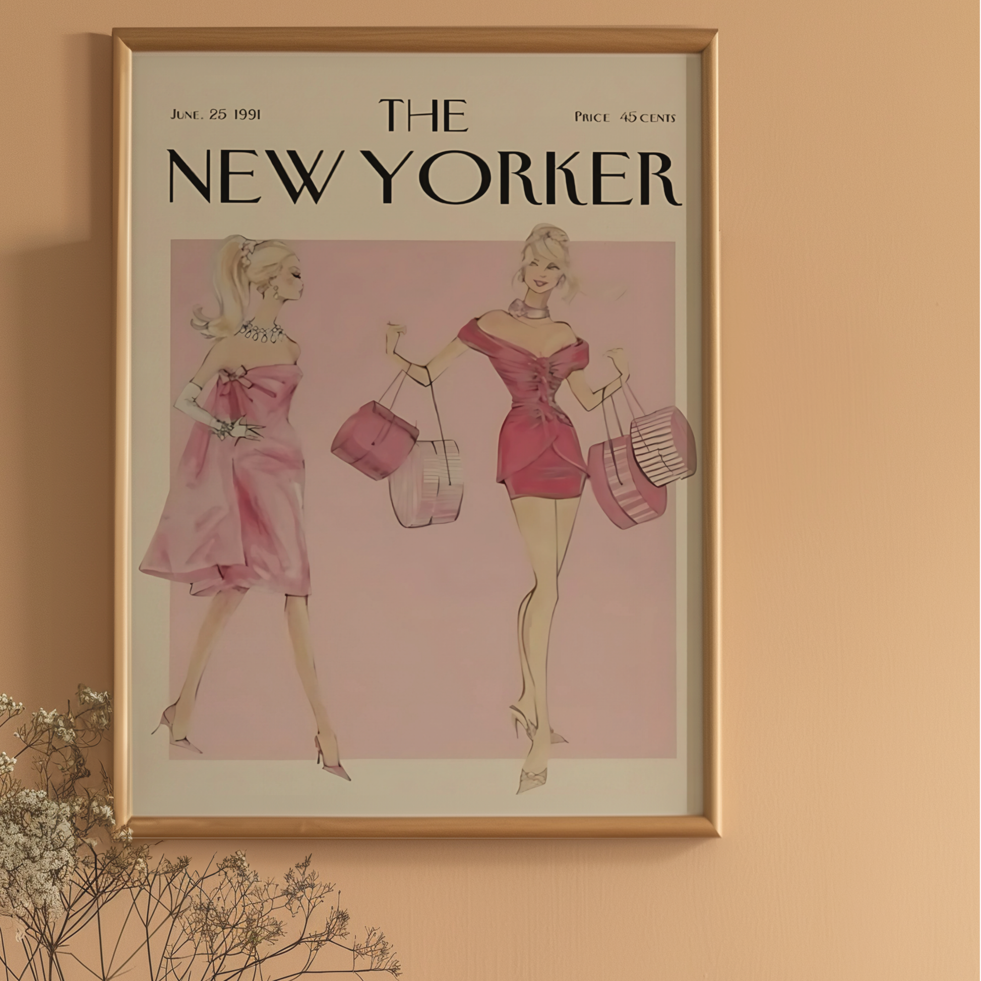 The New Yorker Magazine Cover Print June 25 1991 Issue