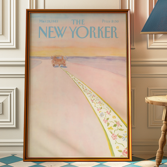The New Yorker Magazine Cover Print March 28 1983 Issue