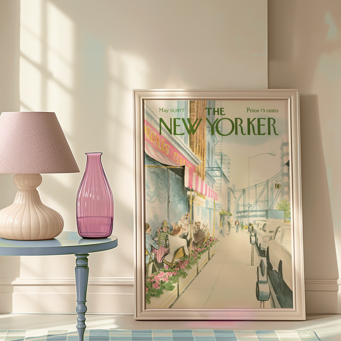 The New Yorker Magazine Cover Print May 16 1977 Issue
