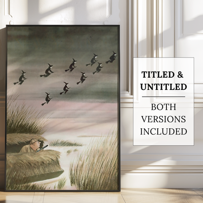 The New Yorker Magazine Cover Print November 2 1963 Issue | Retro Fall Halloween Ghosts Wall Art Poster for Vintage Farmhouse Bedroom Decor