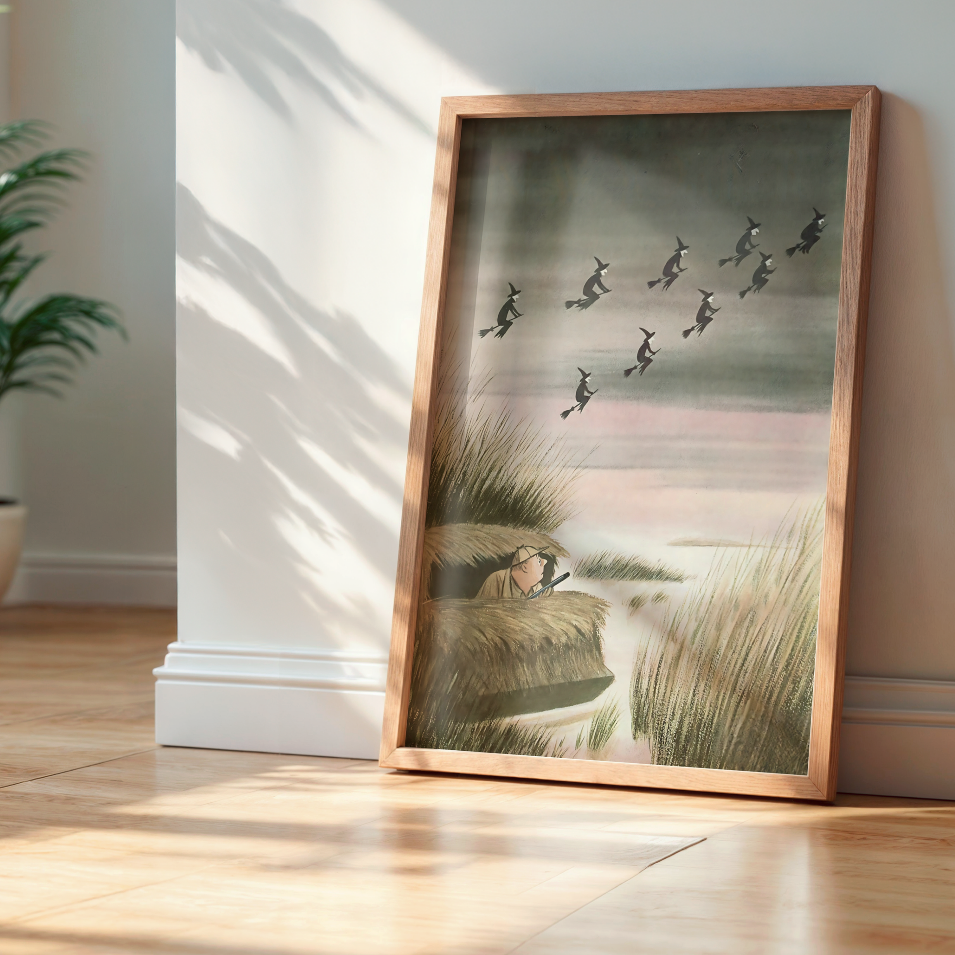 The New Yorker Magazine Cover Print November 2 1963 Issue | Retro Fall Halloween Ghosts Wall Art Poster for Vintage Farmhouse Bedroom Decor