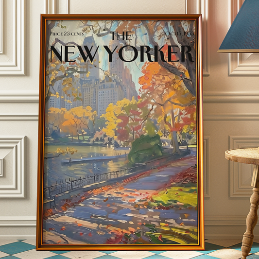 The New Yorker Magazine Cover Print October 15 1953 Issue