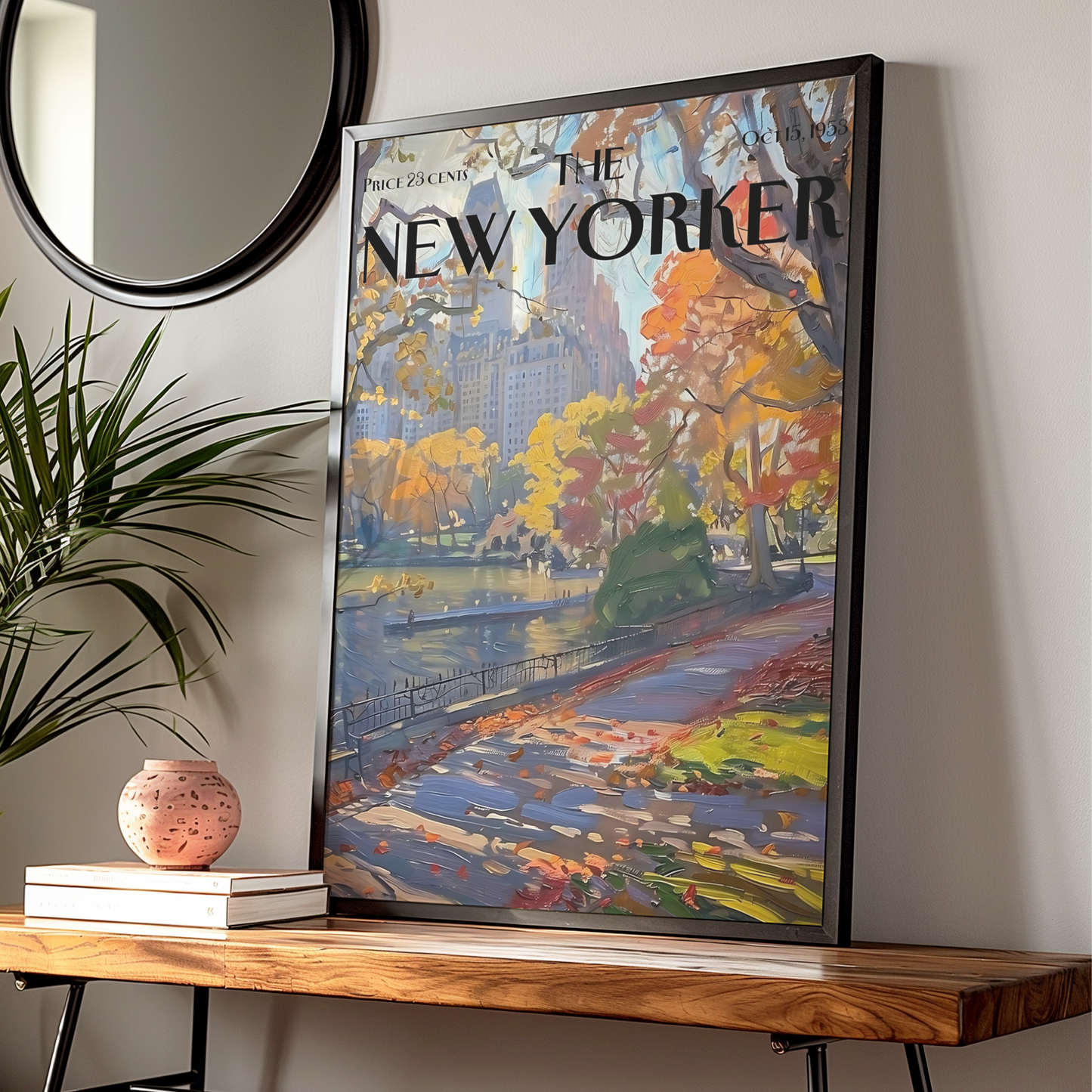 The New Yorker Magazine Cover Print October 15 1953 Issue