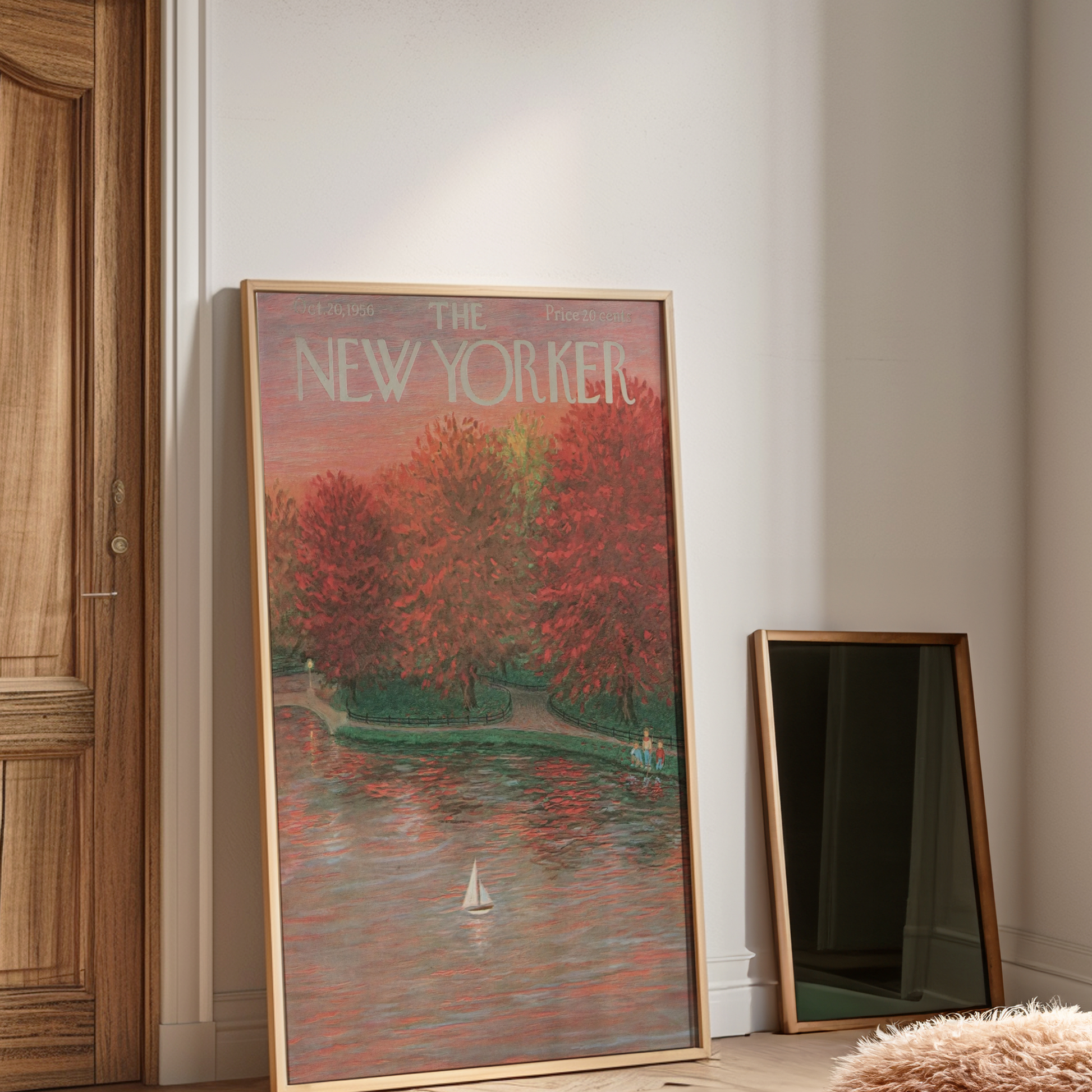 The New Yorker Magazine Cover Print October 20 1956 Issue