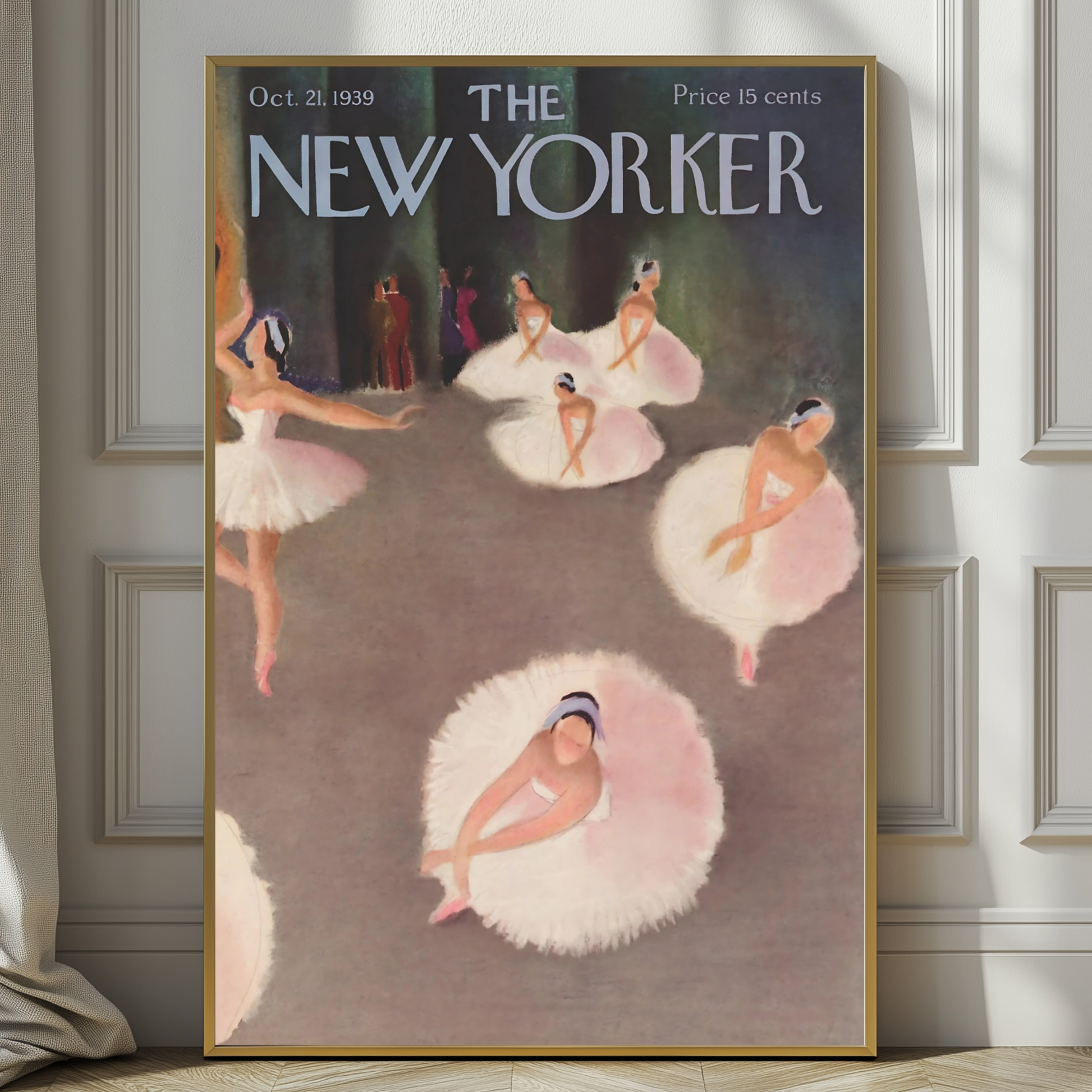 The New Yorker Magazine Cover Print October 21 1939 Issue