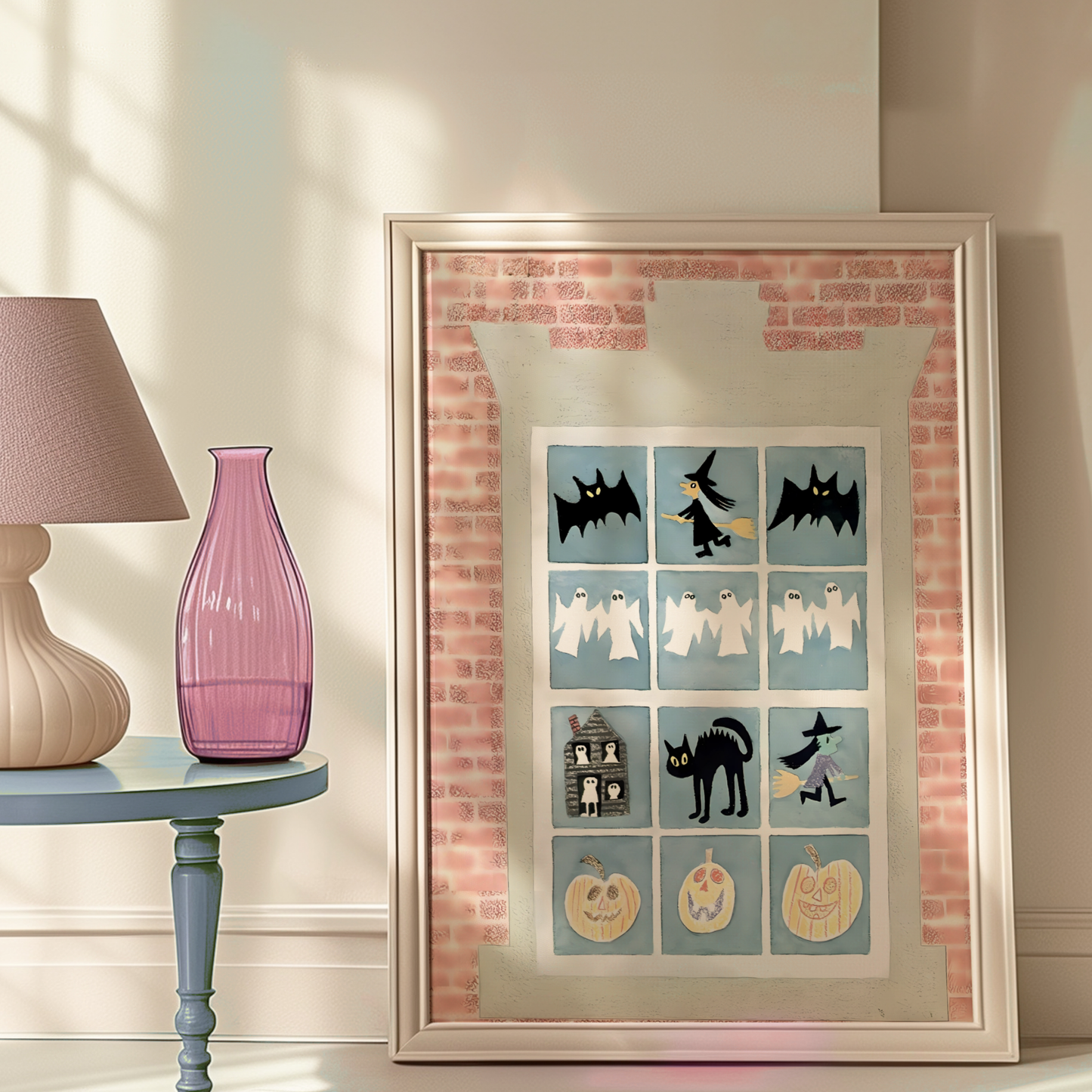 The New Yorker Magazine Cover Print October 29 1979 Issue | Retro Fall Halloween Ghosts Wall Art Poster for Vintage Farmhouse Bedroom Decor