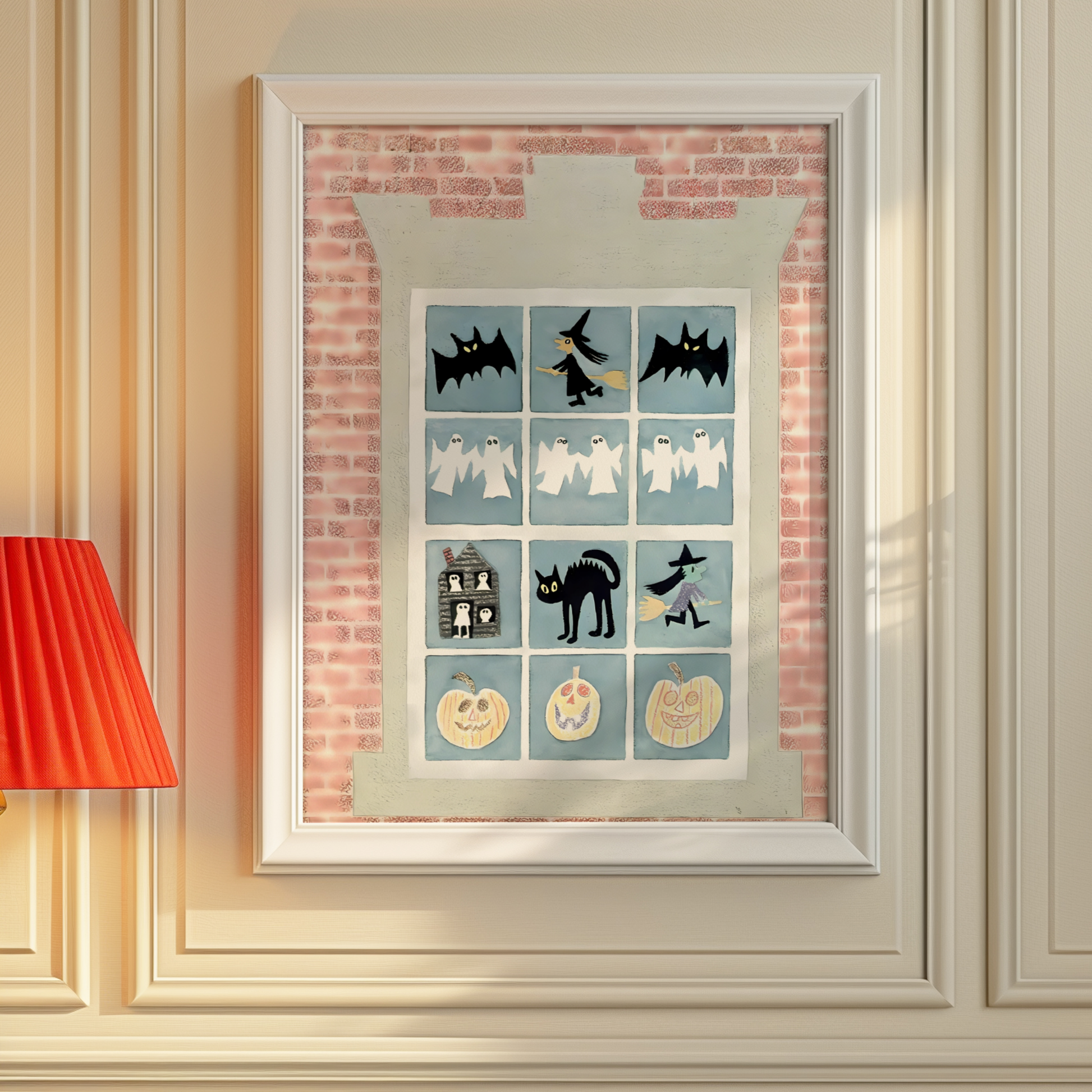 The New Yorker Magazine Cover Print October 29 1979 Issue | Retro Fall Halloween Ghosts Wall Art Poster for Vintage Farmhouse Bedroom Decor