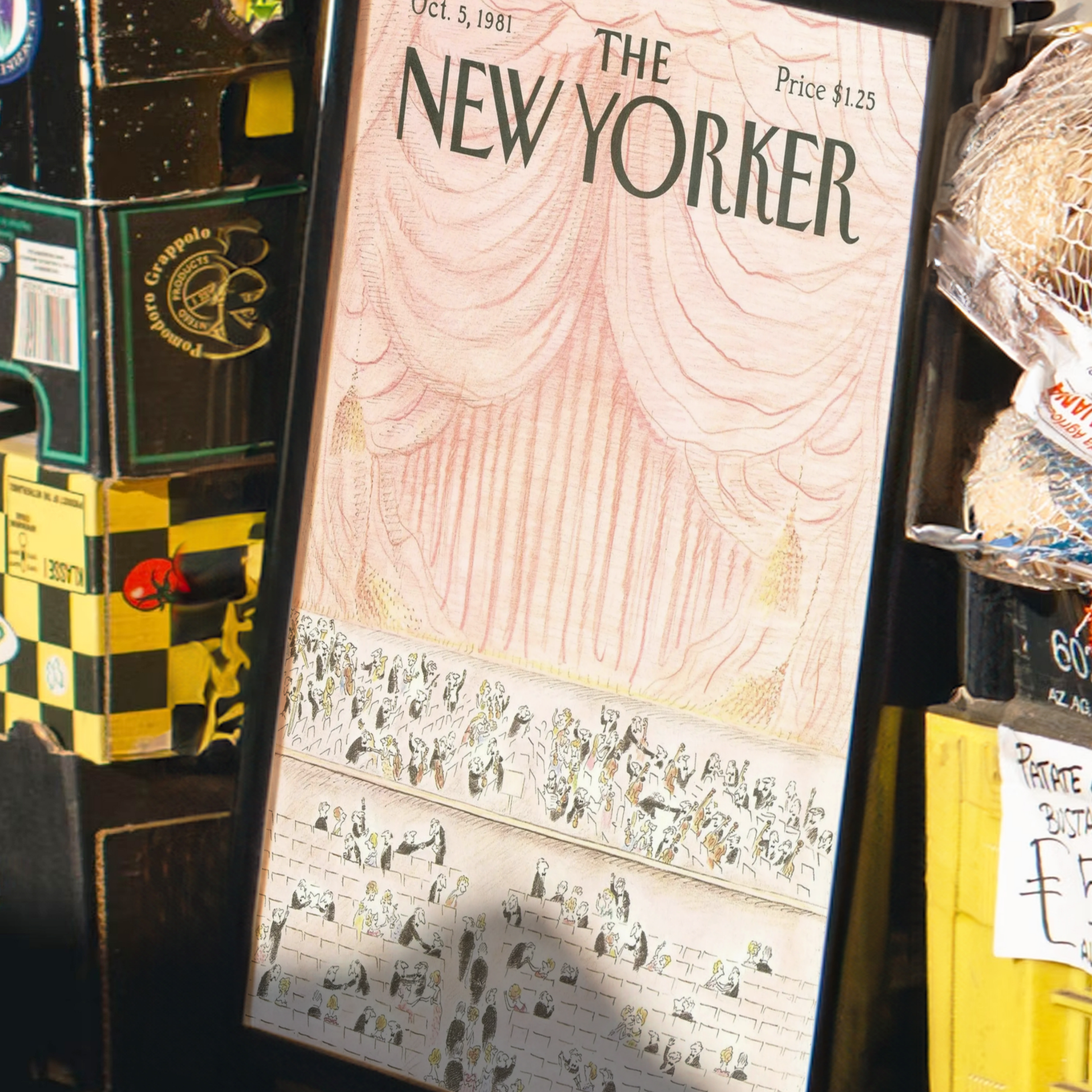 The New Yorker Magazine Cover Print October 5 1981 Issue