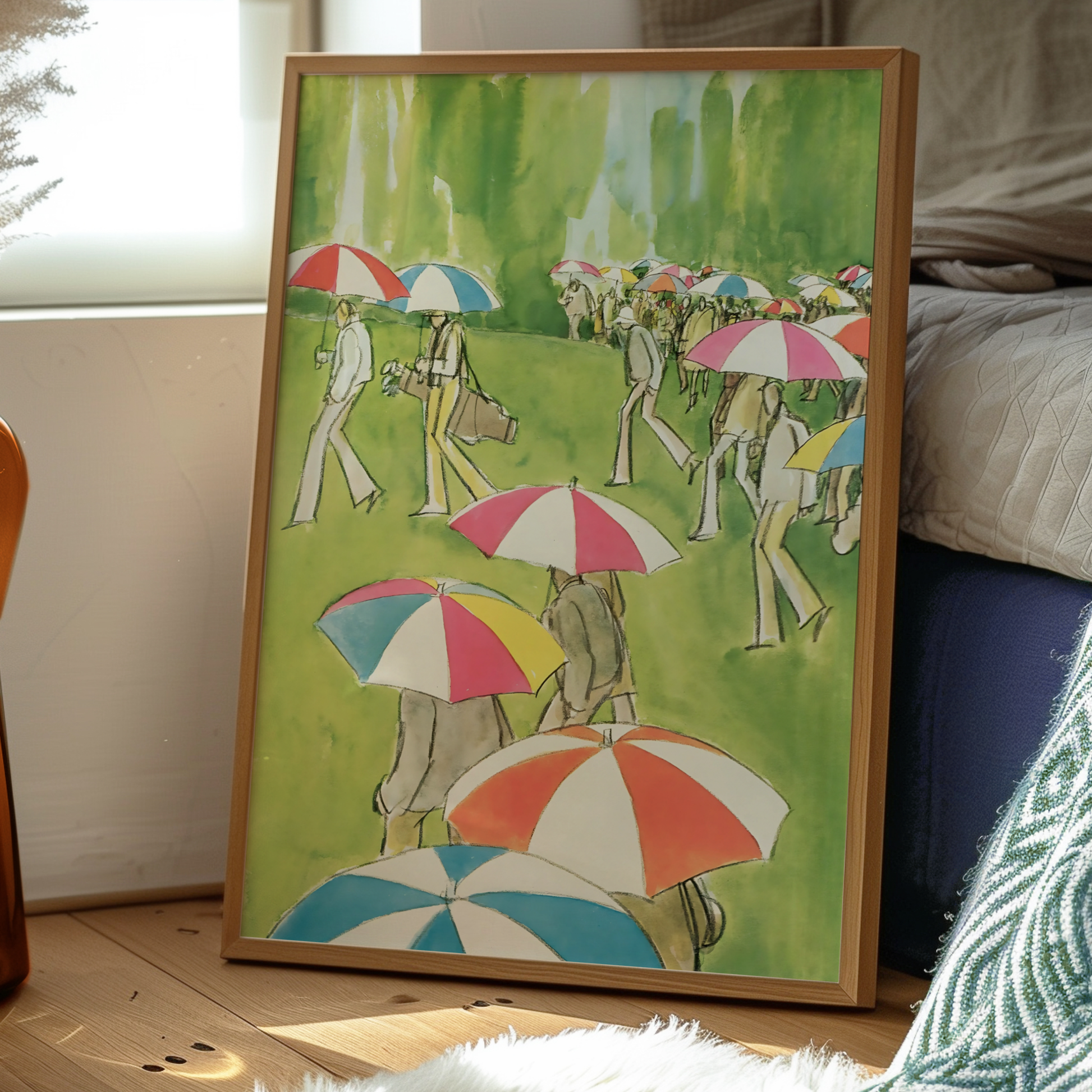 The New Yorker Magazine Cover Print September 3 1979 Issue | Trendy Vintage Golf Wall Art Poster for Dorm Apartment Teen Girl Bedroom Decor