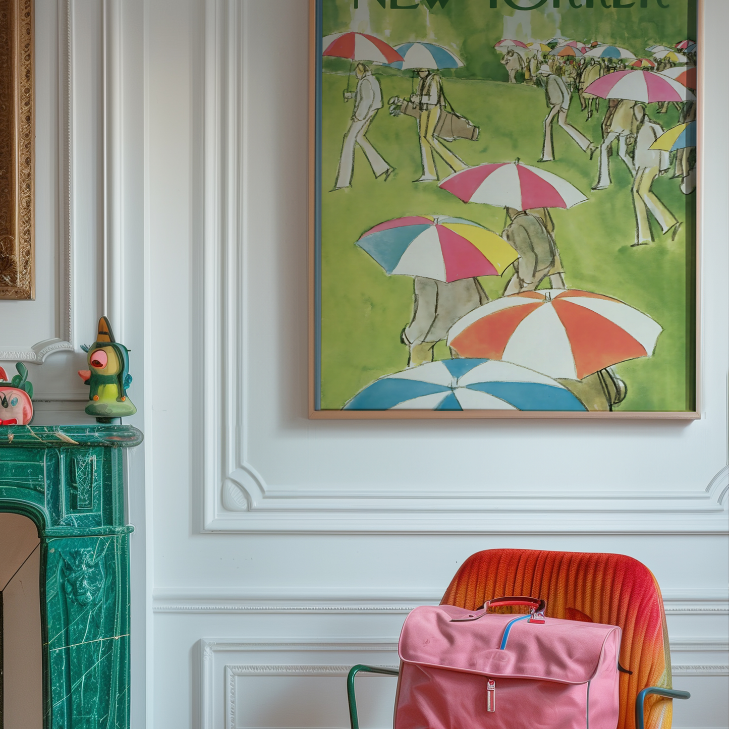 The New Yorker Magazine Cover Print September 3 1979 Issue | Trendy Vintage Golf Wall Art Poster for Dorm Apartment Teen Girl Bedroom Decor