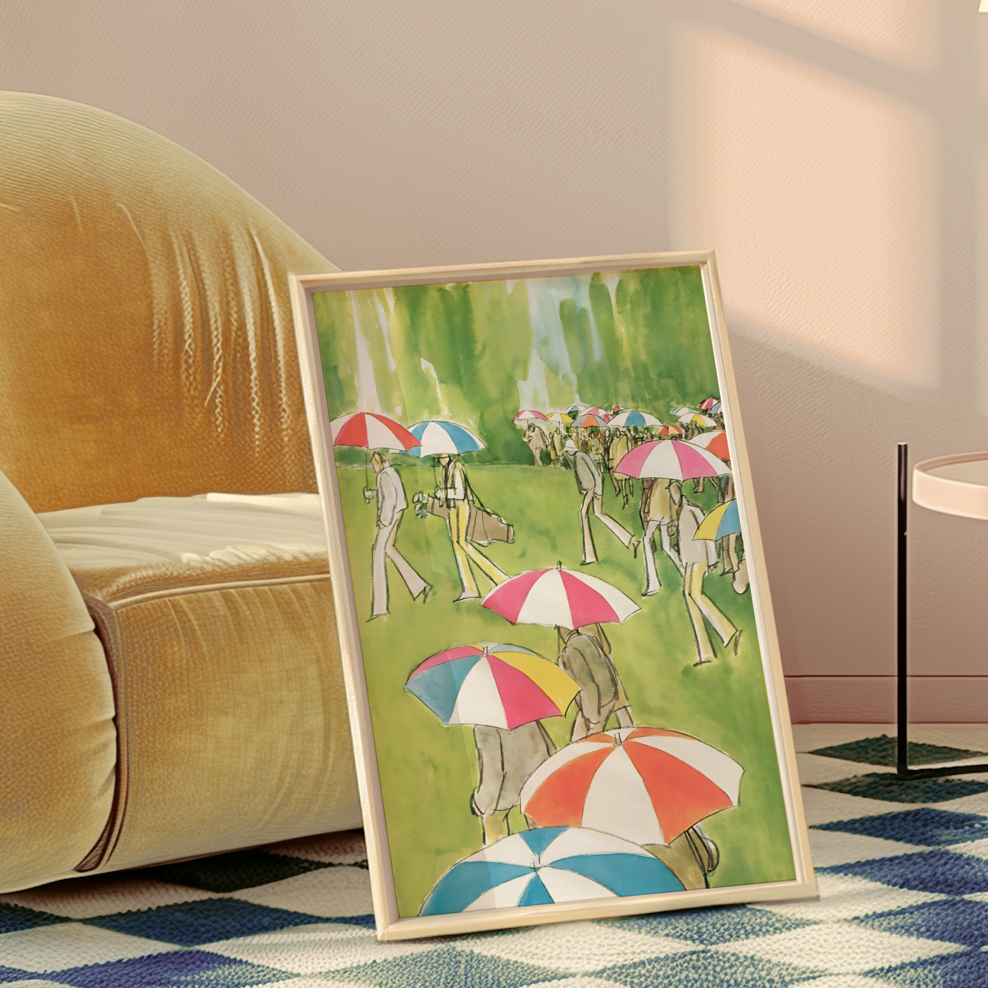 The New Yorker Magazine Cover Print September 3 1979 Issue | Trendy Vintage Golf Wall Art Poster for Dorm Apartment Teen Girl Bedroom Decor