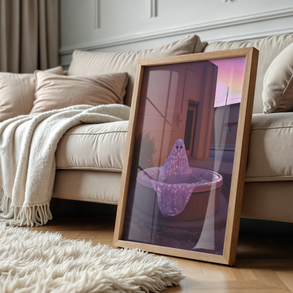 Vintage Halloween Ghost Digital Print | Spooky Summerween Fall Printable Photography Poster | Maximalist Wall Art for Grunge Room Decor