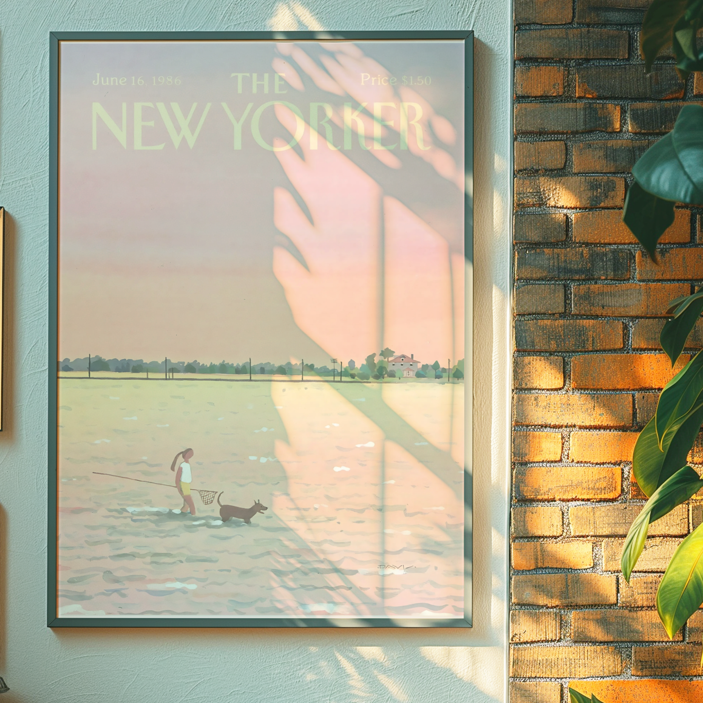 The New Yorker Magazine Cover Print June 16 1986 Issue