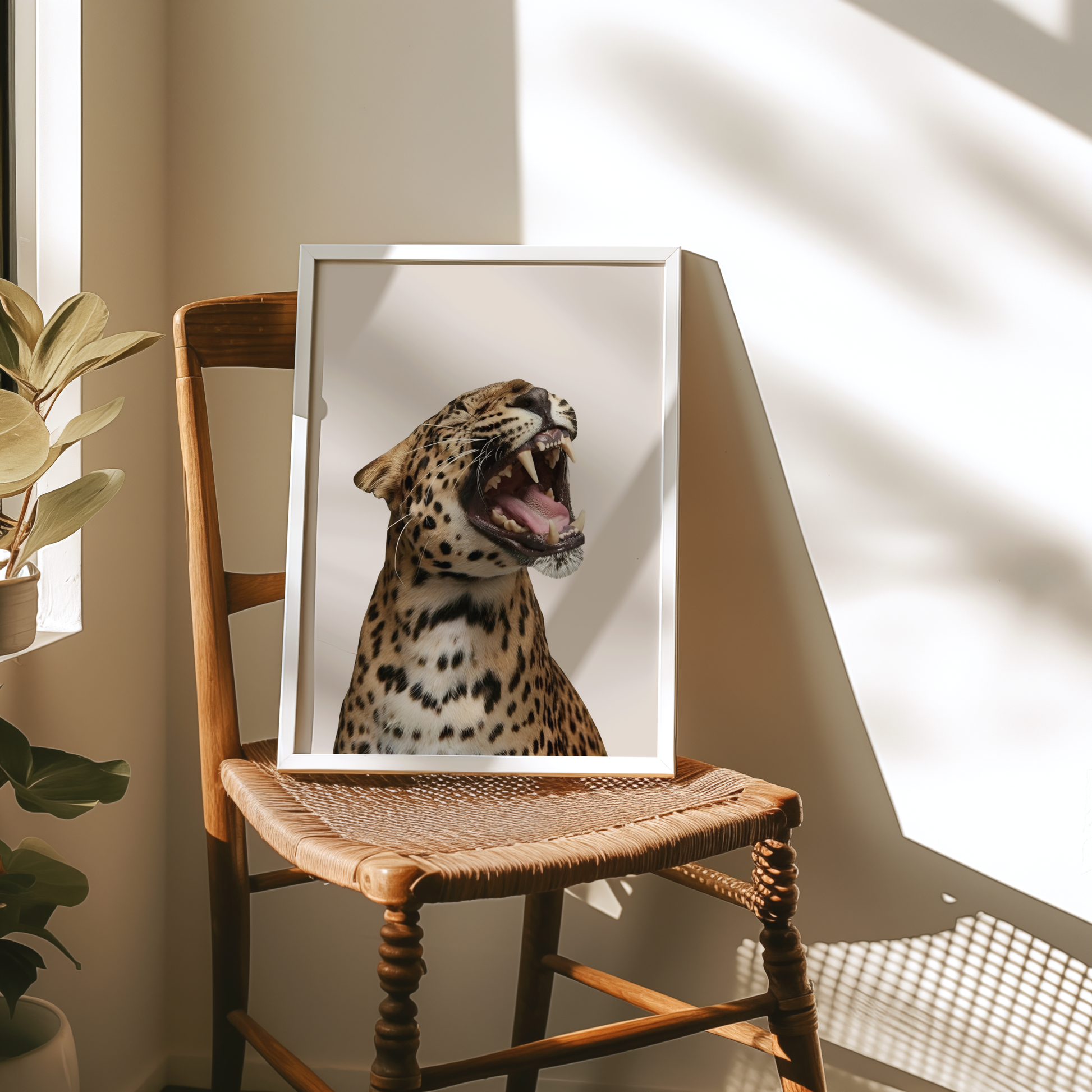 trendy cheetah wall art poster prints